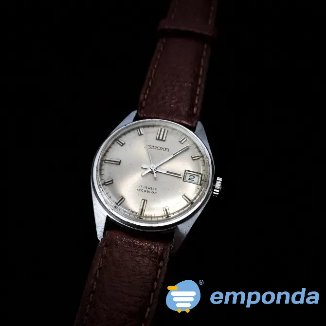 Reloj Marca Giroxa Suiza Incabloc 17 joyas 🇨🇭 Funciona Palermo - imagen 1