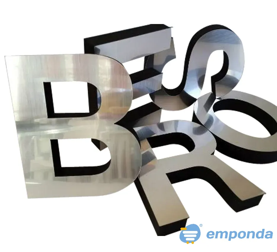 Letras 3d con saliente en acero Lanús - imagen 4