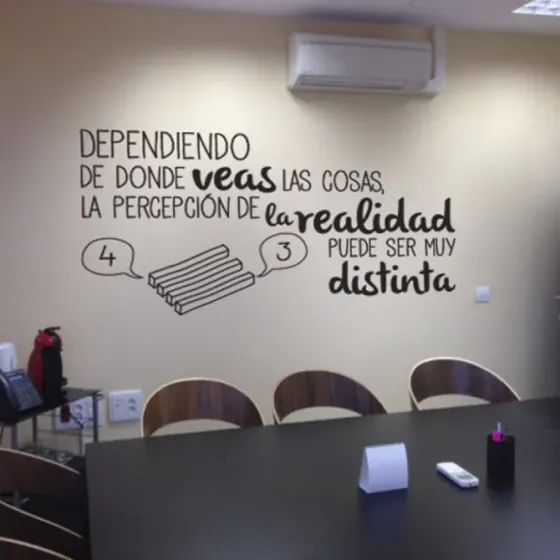 Impresión de vinilo para ver para adentro Lanús