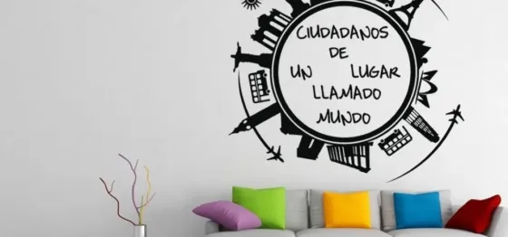 Impresión de vinilo para ver para adentro Lanús