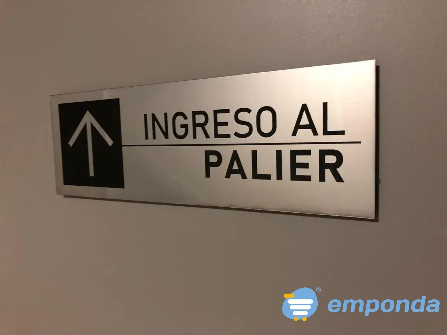 Plaqueta para homenaje en acero calado Lanús - imagen 2