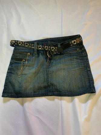 Pollera jean vintage José C. Paz