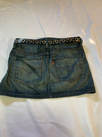 Pollera jean vintage José C. Paz