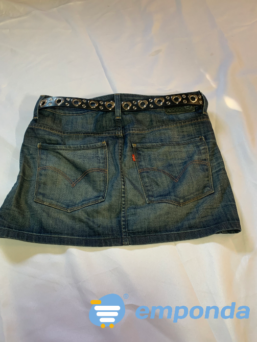 Pollera jean vintage José C. Paz - imagen 2