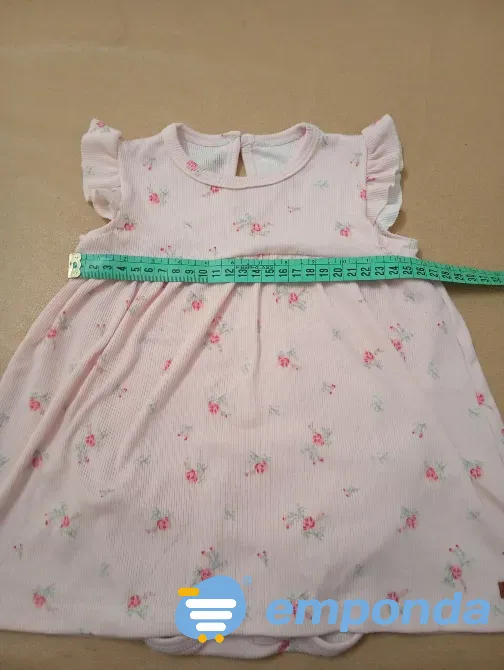 Vestido de bebe con body abajo. IMPECABLE Floresta - imagen 2