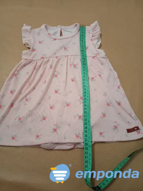 Vestido de bebe con body abajo. IMPECABLE Floresta - imagen 1