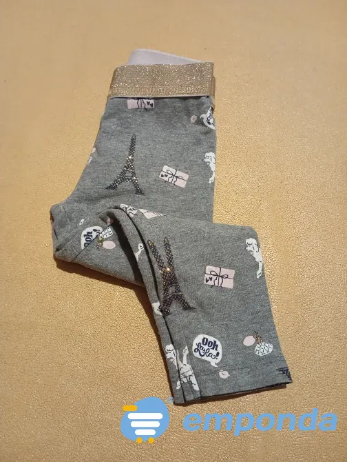 Calza con brillo de bebe. IMPECABLE Floresta - imagen 3