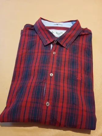 Camisa slim fit Penguin de hombre. IMPECABLE Floresta