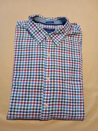 Camisa para hombre Richards. Manga larga. Impecable Floresta