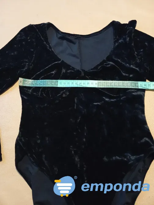 Body mangas tres cuartos, aterciopelado. Balenciaga Floresta - imagen 2