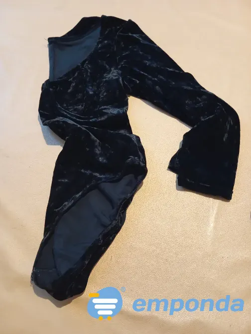 Body mangas tres cuartos, aterciopelado. Balenciaga Floresta - imagen 4