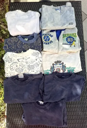 Lote 9 Buzos de 6 a 8 años LIQUIDO OPORTUNIDAD Colegiales