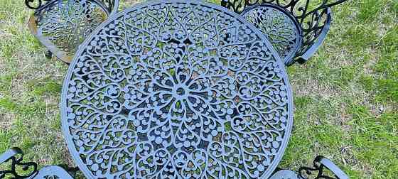 Juego de jardin Boston fundicion aluminio Villa Devoto