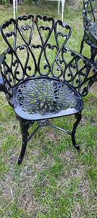 Juego de jardin Boston fundicion aluminio Villa Devoto