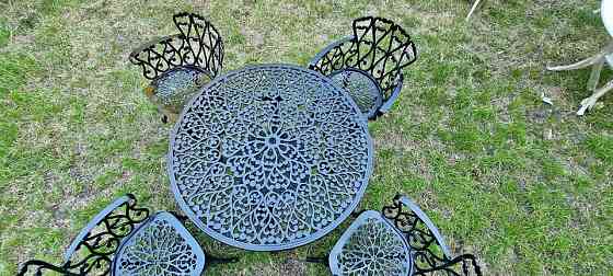 Juego de jardin Boston fundicion aluminio Villa Devoto