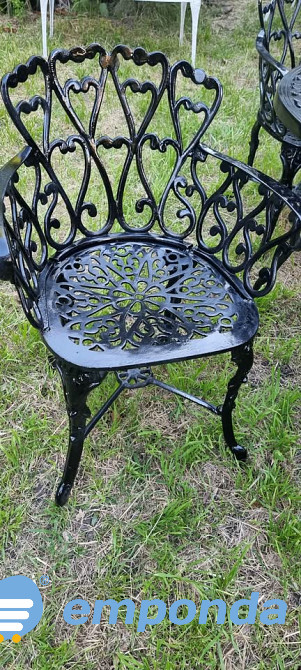 Juego de jardin Boston fundicion aluminio Villa Devoto - imagen 3