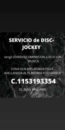 Disc Jockey en ZONA SUR Quilmes