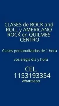 Clases de ROCK and ROLL y AMERICANO ROCK en QUILMES CENTRO Quilmes