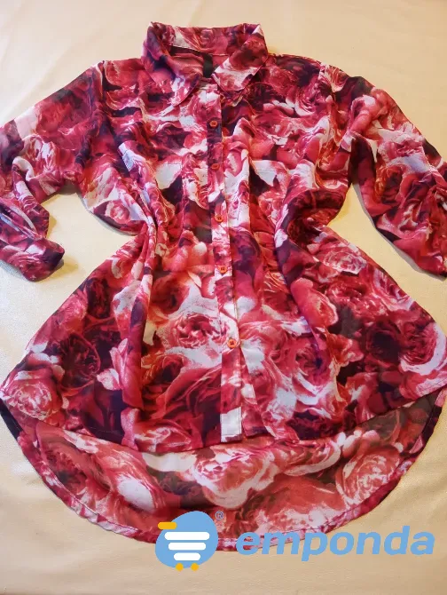 Camisa floreada manga ¾. Impecable Floresta - imagen 4