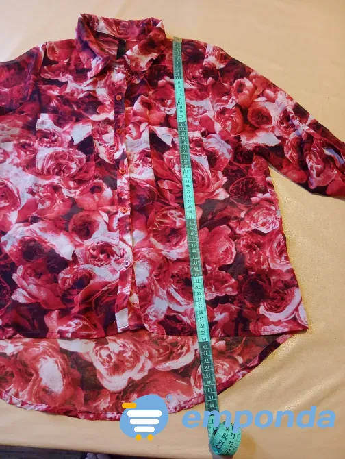 Camisa floreada manga ¾. Impecable Floresta - imagen 1