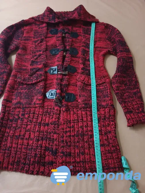 Sacon grueso de lana, con bolsillos. Impecable Floresta - imagen 1