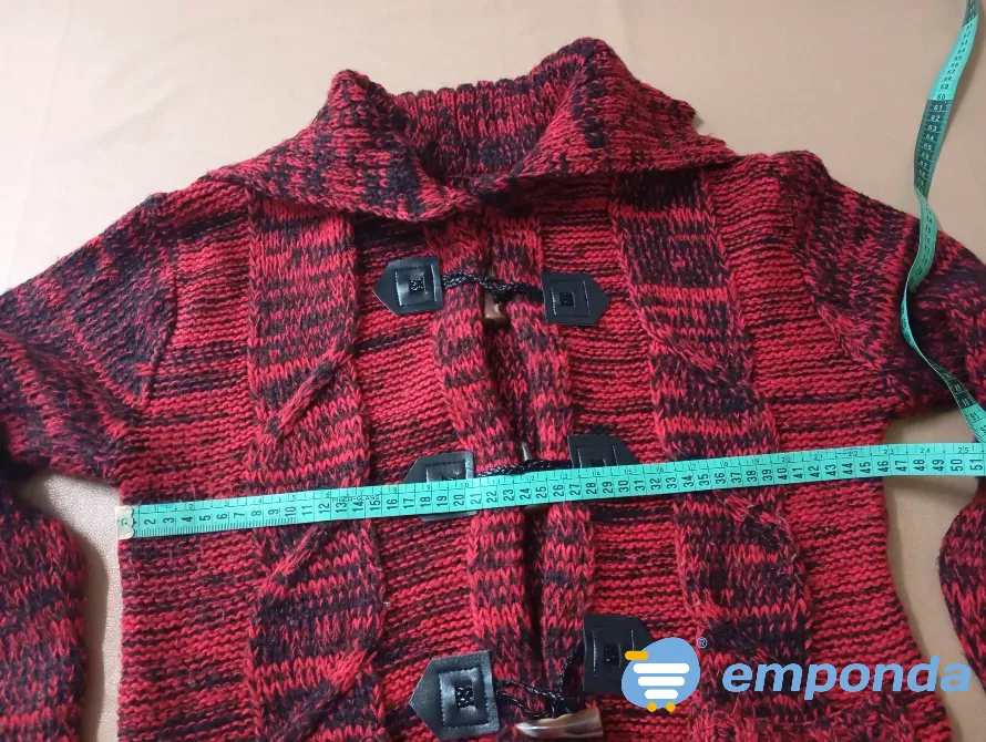 Sacon grueso de lana, con bolsillos. Impecable Floresta - imagen 2