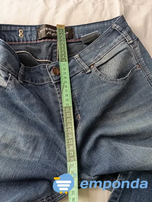 Pantalon, jean semi elastizado tiro alto. IMPECABLE Floresta - imagen 4