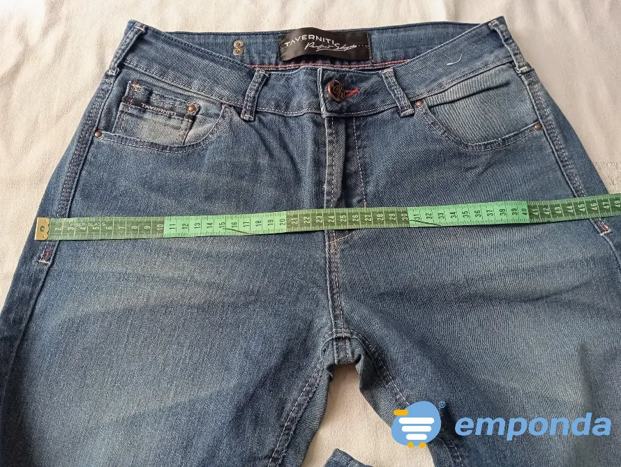 Pantalon, jean semi elastizado tiro alto. IMPECABLE Floresta - imagen 3