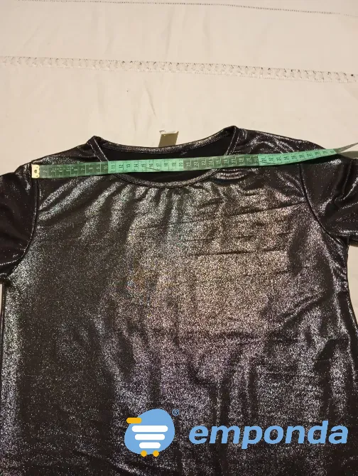 Remera brillosa corta. Nueva Floresta - imagen 3