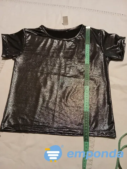 Remera brillosa corta. Nueva Floresta - imagen 1