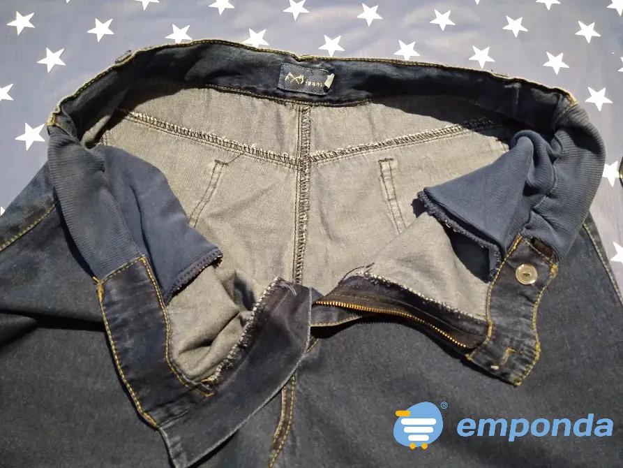 Pantalon rigido clasico de Jean, estilo maternal. IMPECABLE Floresta - imagen 6