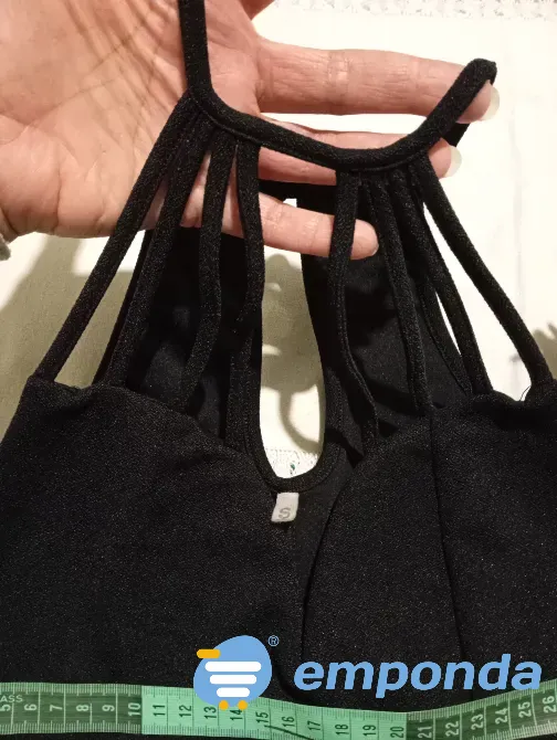 Musculosa de fiesta, con escote armado. IMPECABLE Floresta - imagen 3