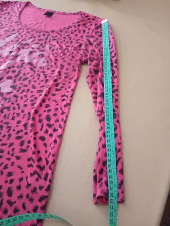 Camison manga larga, animal print Floresta