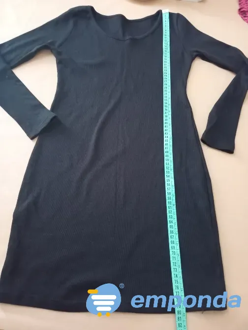 Vestido tubo manga larga. IMPECABLE Floresta - imagen 1