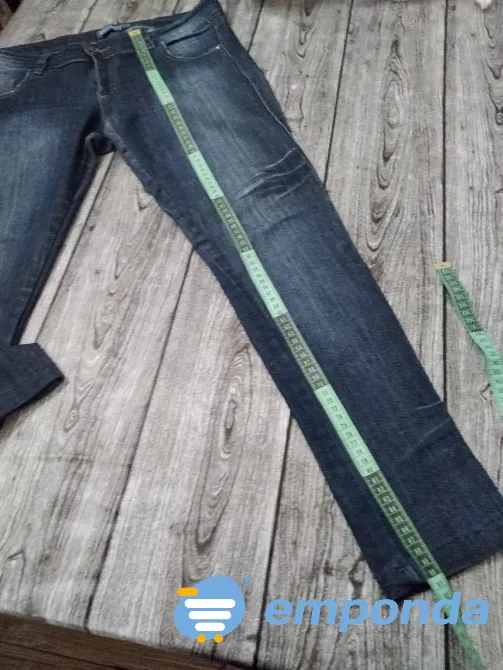 Jean, pantalon semi elastizado, semi chupin “I. Bussa” Floresta - imagen 1