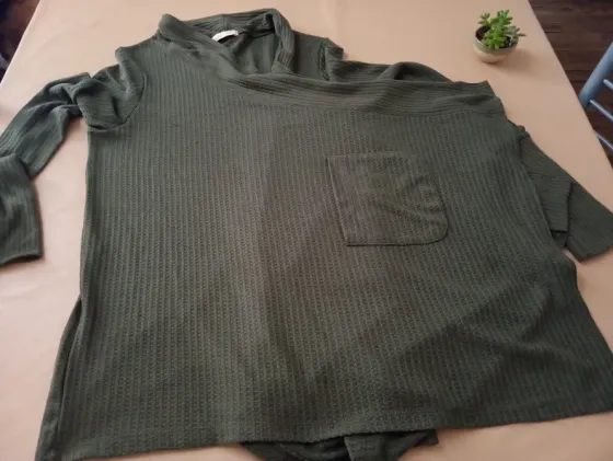 Saco abierto irregular con bolsillos Floresta