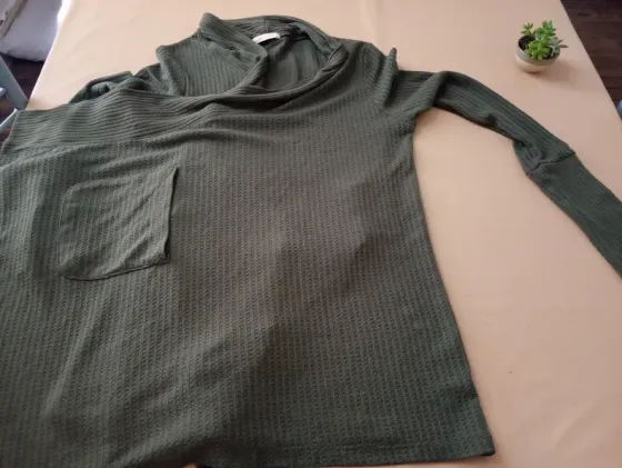 Saco abierto irregular con bolsillos Floresta