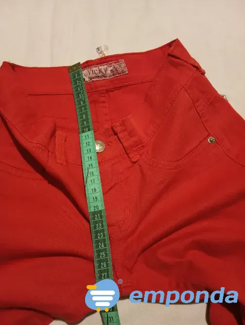 Pantalon de jean, semi elastizado, tiro bajo. NUEVO Floresta - imagen 4