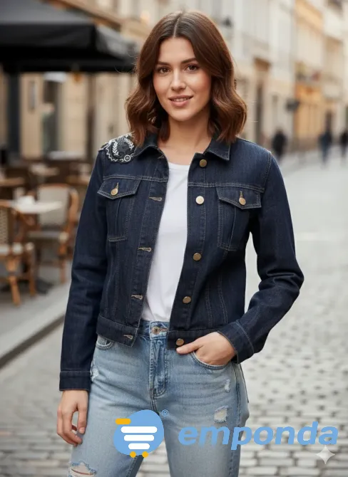 Campera de jean basement Esteban Echeverría - imagen 1