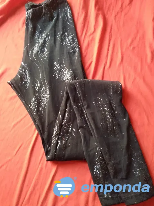 Calza de fiesta con brillo. IMPECABLE Floresta - imagen 5