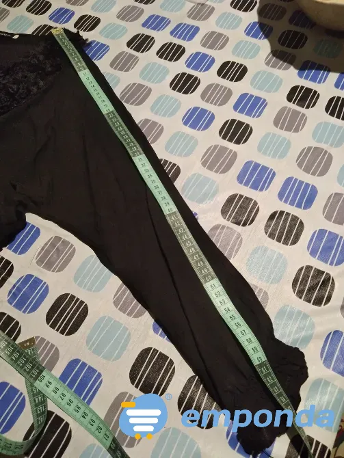 Blusa, camisola con pechera de raso. “Motivi”. IMPECABLE Floresta - imagen 4