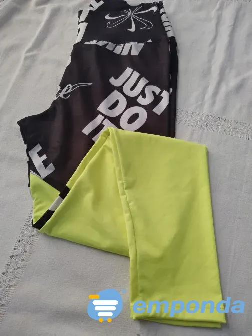 Calza deportiva combinada, cintura faja de buena calidad Floresta - imagen 6