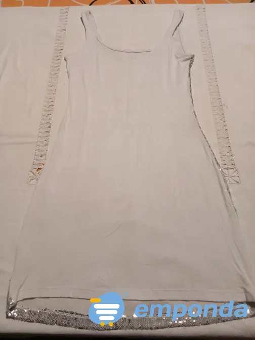 Musculosa, vestido corto con lentejuelas Floresta - imagen 4