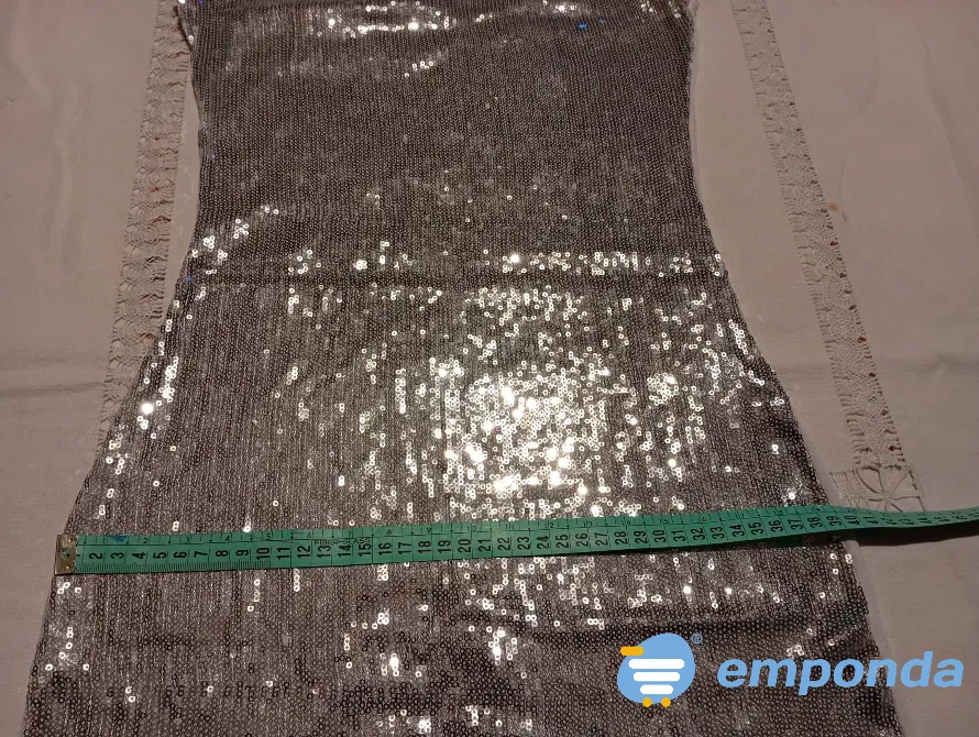 Musculosa, vestido corto con lentejuelas Floresta - imagen 3