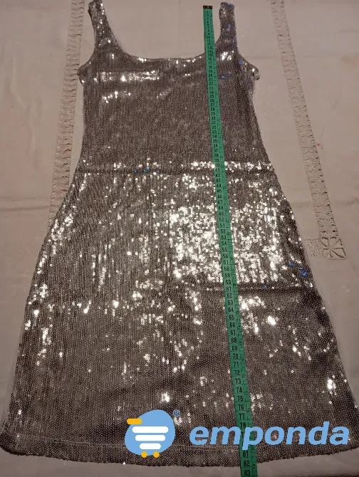 Musculosa, vestido corto con lentejuelas Floresta - imagen 1