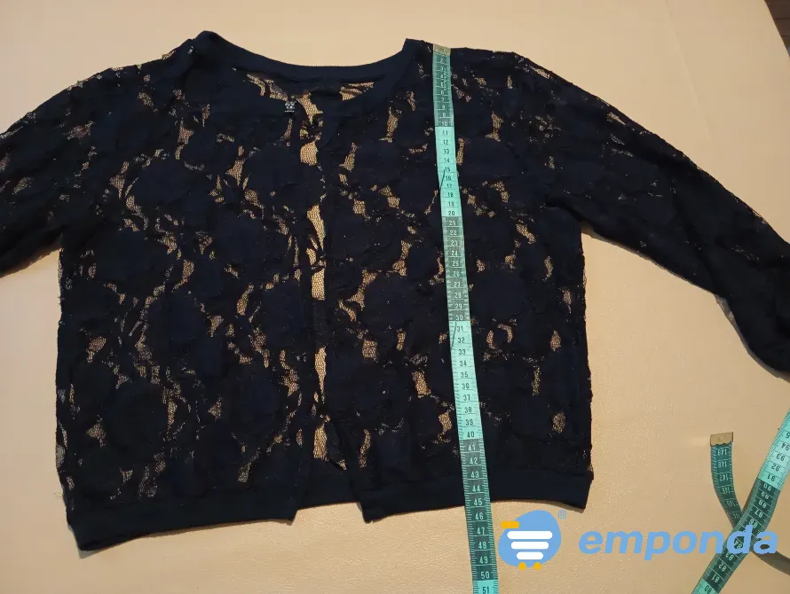 Saco abierto calado. Manga tres cuartos Floresta - imagen 1