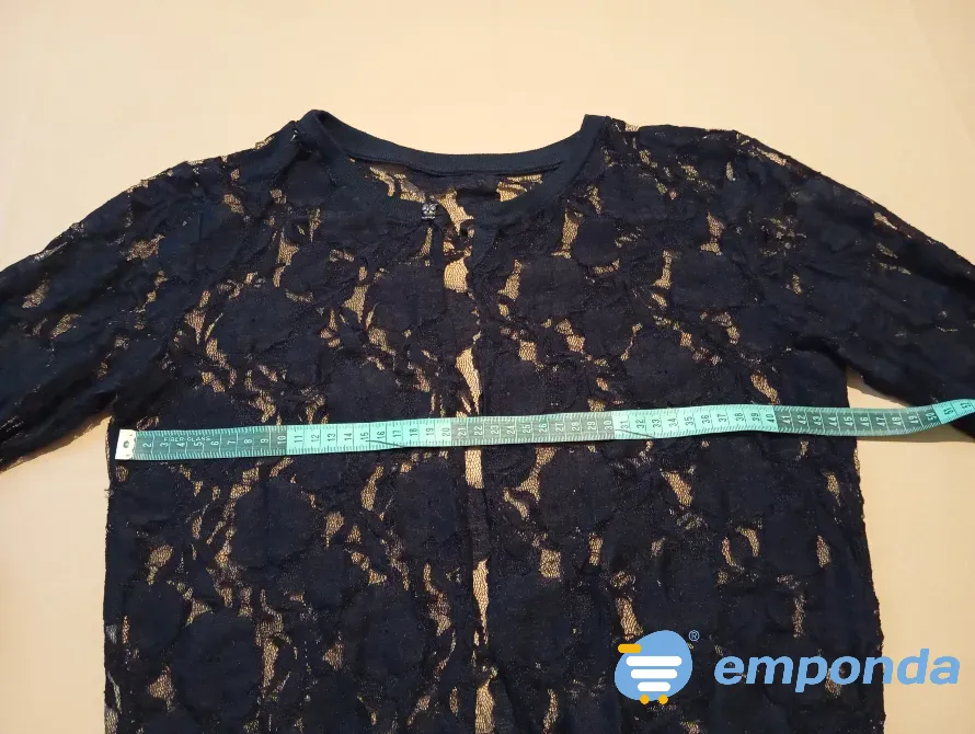 Saco abierto calado. Manga tres cuartos Floresta - imagen 2