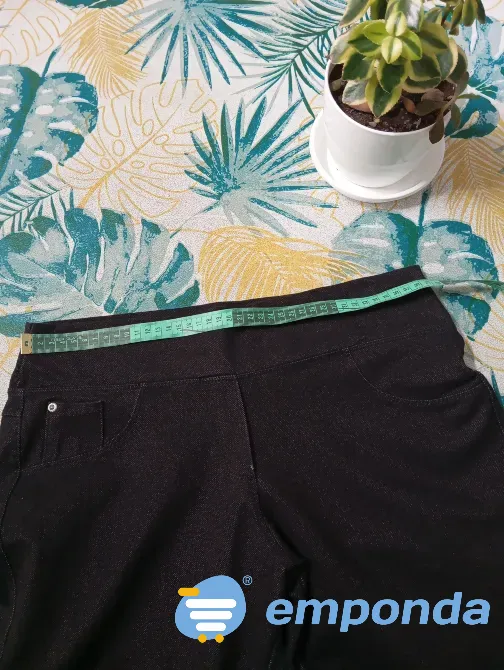 Pantalon tipo calza, simil jean, capri (Nuevo s/etiq) Floresta - imagen 2