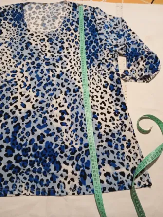 Camisola de dama, elegante, manga de 3/4 Floresta