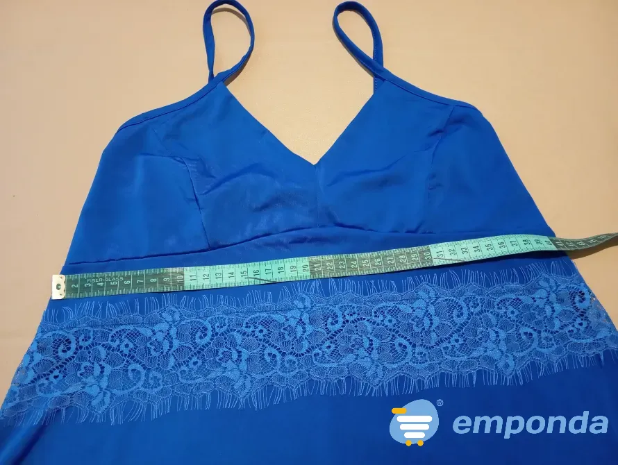Vestido azul, estilo camisolin. Nuevo s/etiq Floresta - imagen 3